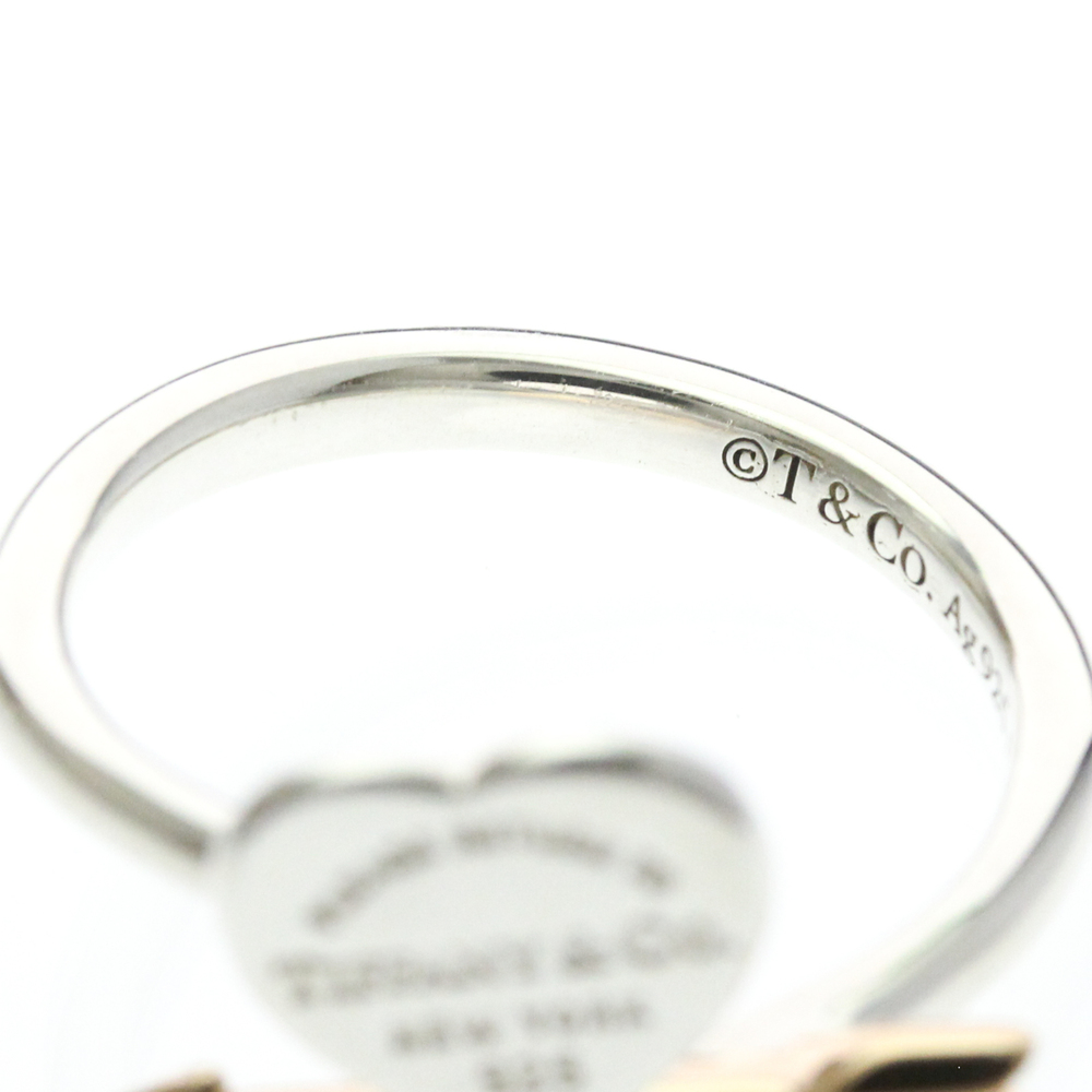 Tiffany Lovestruck Ring Pink Gold (18K),Silver Fashion No Stone Band Ring Sil... - Picture 5 of 11